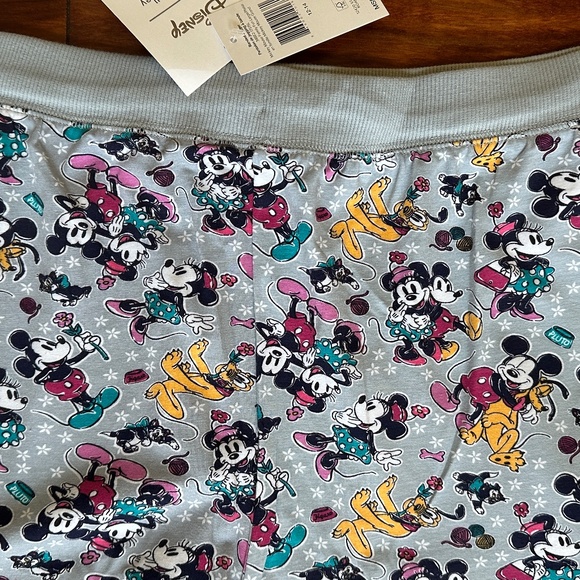 VERA BRADLEY DISNEY BANDED JOGGER PAJAMA PANTS:NWT MICKEY MOUSE FAMILY FUN (M) - Picture 11 of 12